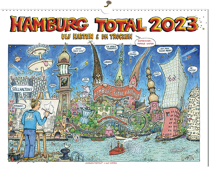 DER NEUE KALENDER VON ULF HARTEN: HAMBURG TOTAL 2023 IST DA!